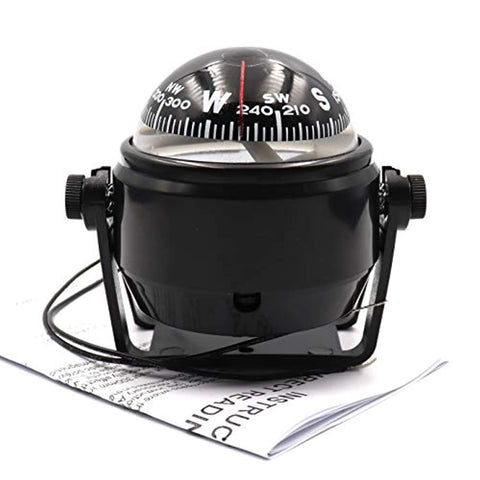 Boat Compass Dashboard Marine Compass for Boat Compass Dash Mount Night Lighting